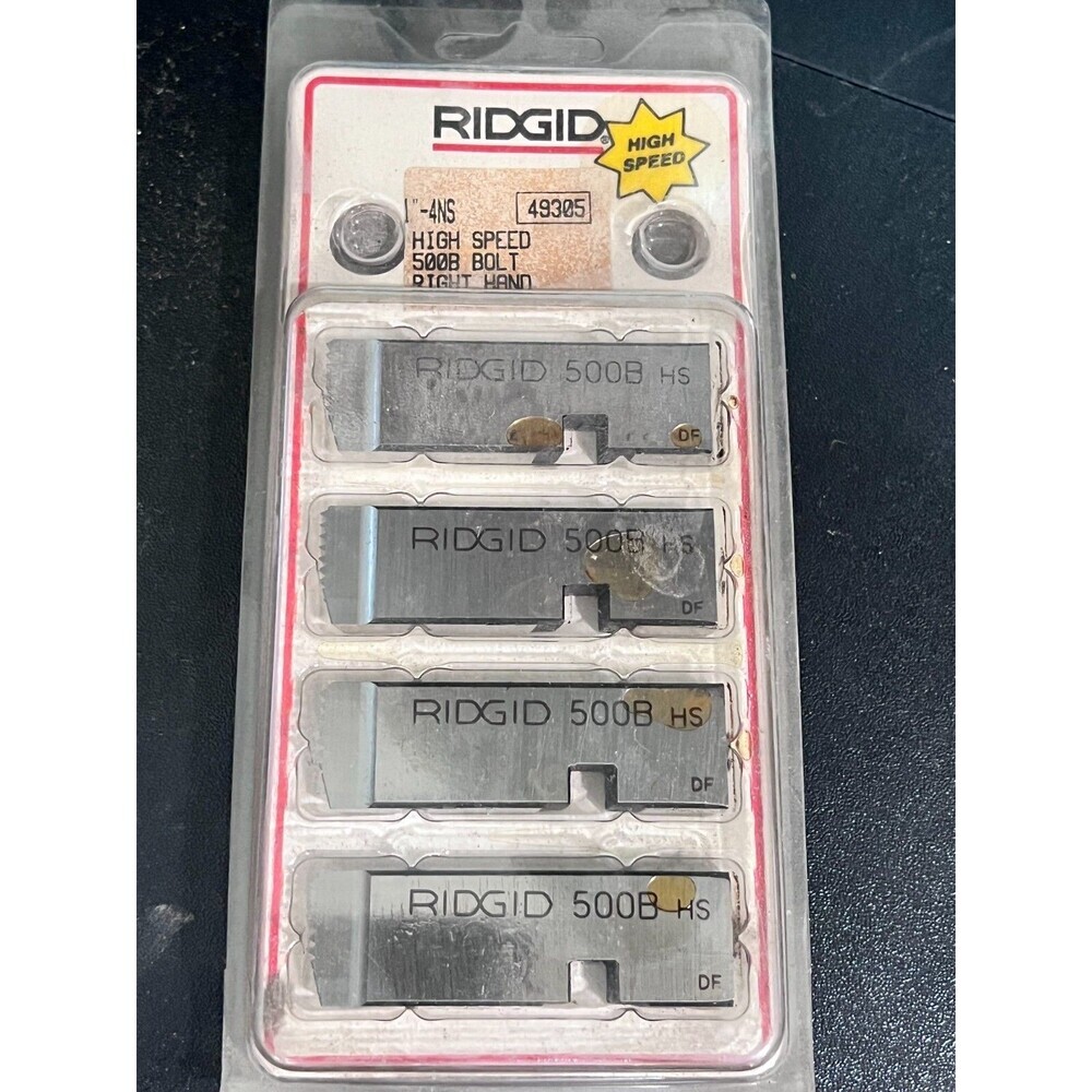 RIDGID 1" - 4NS Alloy Steel Universal Bolt Dies 49305